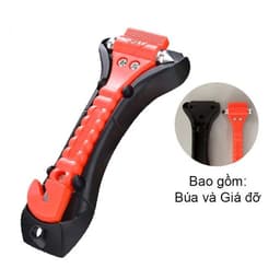 Búa phá kính ô tô, búa đập kính thoát hiểm khẩn cấp, búa phá kính đa năng 7