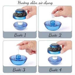 Nước hoa ô tô cao cấp ATOM chạy năng lượng mặt trời xoay quạt tỏa hương 9