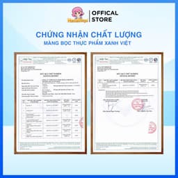 Bịch 300C Màng Bọc Thực Phẩm Xanh Việt Hannah Seyo Chất Liệu PE An Toàn Bảo Quản Thực Phẩm 8