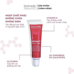 Chấm Mụn Biotrade Giảm Thâm, Giảm Mụn, Điều Tiết Bã Nhờn Acnaut Active Cream 2
