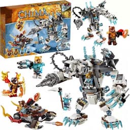 [ Đang về hàng ] Đồ chơi lắp ráp Bela Chimo Mech máy khoan băng giá của Icebite 629 pcs 1