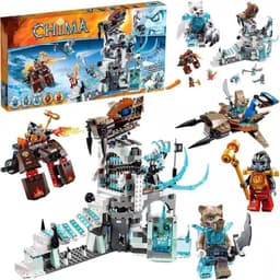 [ Đang về hàng ] Đồ chơi lắp ráp Bela Chimo Pháo đài băng giá của Vua Fangar - 670 pcs 1
