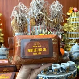 Thùng 10 Gói Khăn Ướt Lau Ban Thờ Phúc An,Khăn Ướt Bao Sái Hương Vị Trầm Tự Nhiên 6