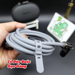Cáp Sạc Nhanh 240W / 5A có 4 đầu 4 in 1 Đa Năng Magic John có chip EMarker & đèn LED RGB Chống Gãy cho iPhone / Android 4