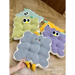 Đệm ngồi mùa đông 50*50cm, bông giặt máy siêu bền, họa tiết xinh yêu 1