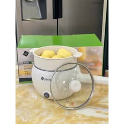 Nồi điện đa năng dáng bầu Arber DN07 kèm xửng hấp dung tích 1,5L đường kính 17cm bảo hành 12 tháng 6
