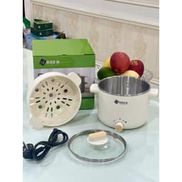 Nồi lẩu mini kèm xửng hấp Arber DN06 Nồi điện đa năng dung tích 1L5 bảo hành 12 tháng 1
