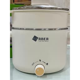Nồi lẩu mini kèm xửng hấp Arber DN06 Nồi điện đa năng dung tích 1L5 bảo hành 12 tháng 3