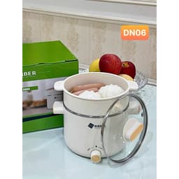 Nồi lẩu mini kèm xửng hấp Arber DN06 Nồi điện đa năng dung tích 1L5 bảo hành 12 tháng 2