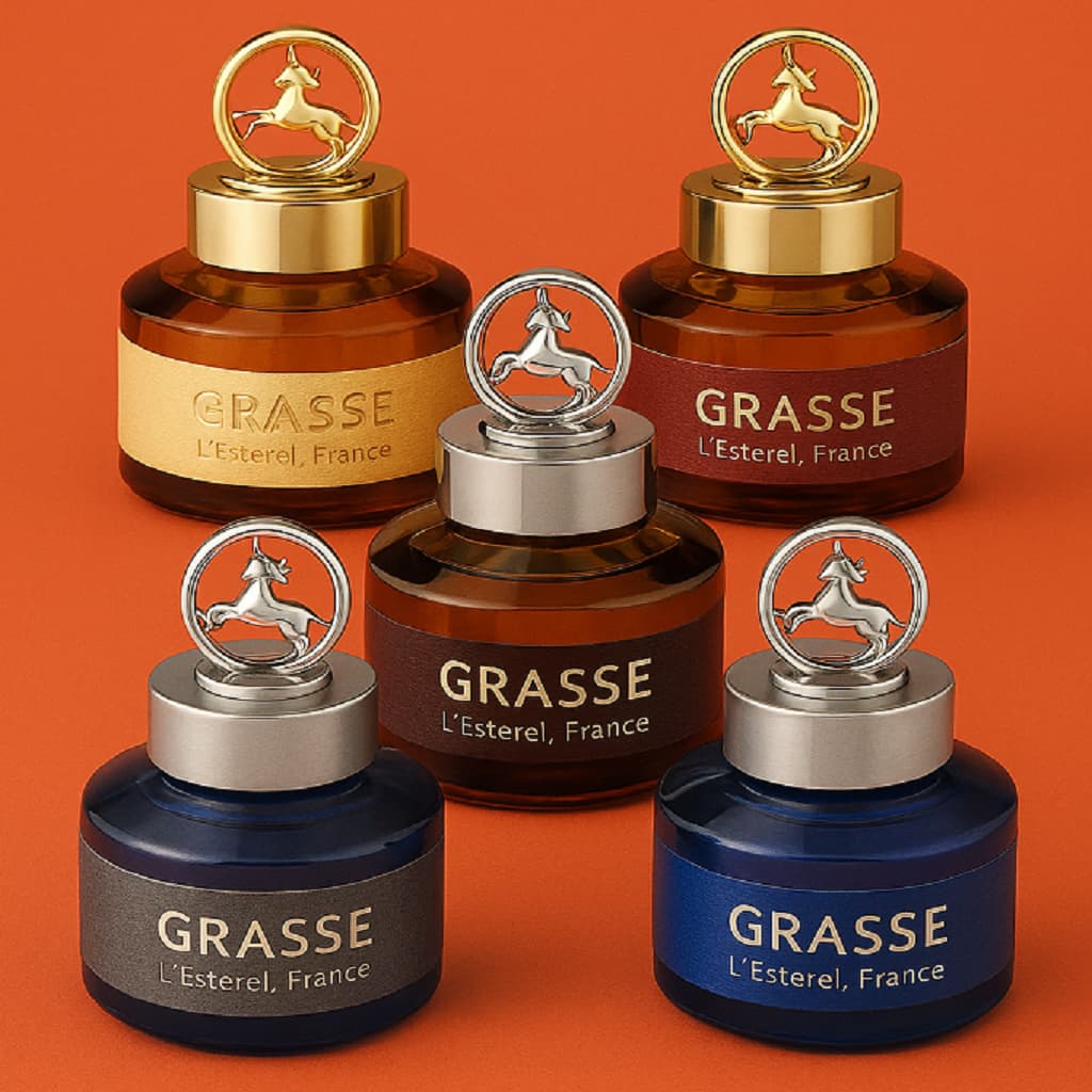 Nước hoa ô tô Grasse, nước hoa ô tô Hàn Quốc với tinh dầu nước hoa Pháp