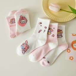 Set 5 đôi tất thu đông cao cổ dành cho bé trai, bé gái 2 tới 12 tuổi 5