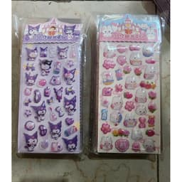 10 tờ sticker bonbon 3D phản quang( 10 tờ 1 mẫu k trộn hình) 4