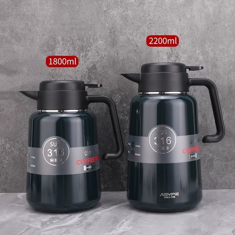 [TẶNG LỌC TRÀ] Phích ủ trà ,nước nóng . Bình Giữ nhiệt ASYPIE cao cấp dung tích 1800ml/2200ml 12-24 giờ