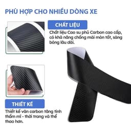 Miếng dán cửa ô tô 9 miếng bao gồm 8 miếng dán cửa và 1 miếng dán cốp ô tô chống trầy xước chống trơn trượt 2
