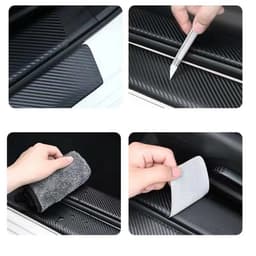 Miếng dán cửa ô tô 9 miếng bao gồm 8 miếng dán cửa và 1 miếng dán cốp ô tô chống trầy xước chống trơn trượt 8