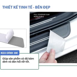 Miếng dán cửa ô tô 9 miếng bao gồm 8 miếng dán cửa và 1 miếng dán cốp ô tô chống trầy xước chống trơn trượt 3