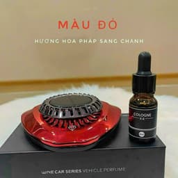 Nước hoa xe ô tô AROMA THERAPY kèm bảng số điện thoại khuếch tán hương thơm chạy năng lượng mặt trời 2
