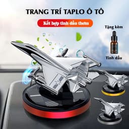 Nước hoa xe ô tô máy bay phản lực sử dụng năng lượng mặt trời khuếch tán hương thơm khử mùi trên xe hơi 3