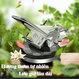 Nước hoa xe ô tô máy bay phản lực sử dụng năng lượng mặt trời khuếch tán hương thơm khử mùi trên xe hơi 5