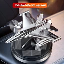 Nước hoa xe ô tô máy bay phản lực sử dụng năng lượng mặt trời khuếch tán hương thơm khử mùi trên xe hơi 1