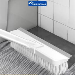 Cây Chà Sàn Nhà Tắm 2in1 Gạt Nước C1 - Chổi Cọ Sàn Cán Dài 120cm, Bàn Cọ Rộng 22cm C1 7