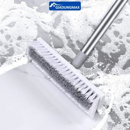 Cây Chà Sàn Nhà Tắm 2in1 Gạt Nước C1 - Chổi Cọ Sàn Cán Dài 120cm, Bàn Cọ Rộng 22cm C1 8