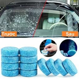 Combo 10 viên sủi rửa kính xe ô tô siêu sạch 3