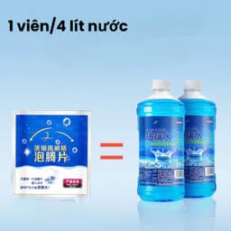 Combo 10 viên sủi rửa kính xe ô tô siêu sạch 8