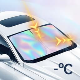 Tấm che nắng kính lái ô tô cao cấp chắn nắng cách nhiệt gấp gọn phù hợp tất cả các dòng xe 7