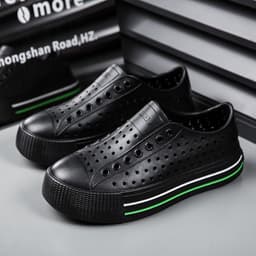 Giày lười nhựa unisex siêu nhẹ, chống nước, thoáng khí, đế cao 4cm – size 35-43 .LC8 3