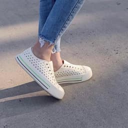 Giày lười nhựa unisex siêu nhẹ, chống nước, thoáng khí, đế cao 4cm – size 35-43 .LC8 8