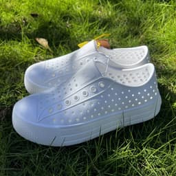 Giày lười nhựa unisex siêu nhẹ, chống nước, thoáng khí, đế cao 4cm – size 35-43 .LC8 9