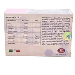 FIBRO+ Viên Uống Hỗ Trợ U XƠ T.Cung – Tăng đề kháng, cân bằng nội tiết, hỗ trợ sức khỏe nữ giới từ thảo dược & vitamin 🌿 3