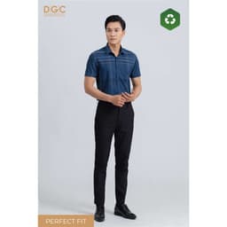 Áo sơ mi ngắn tay DGC Dáng Ôm Perfect Fit, Vải mềm nhẹ thoáng mát, thấm hút tốt - SASNBD08M 7