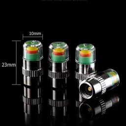Cảm biến áp suất lốp ô tô xe máy, van cảnh báo áp suất lốp theo màu vỉ 4 cái 3