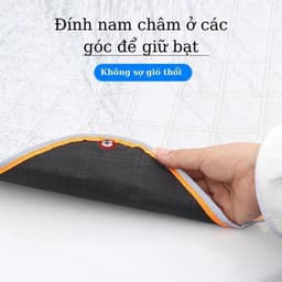 Bạt che nắng kính lái ô tô có nam châm và tai gương phiên bản nâng cấp mới 6