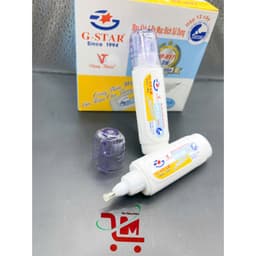 Combo 2 Cây Bút Xóa Nước / Viết Xoá Nước Gstar / G-Star CP-027 / CP 027 Thể Tích 12ml, Mực Xoá Nhanh Khô 5