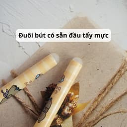 [Hàng Mới Về] Bút Capybara ngòi mài êm, thanh đậm nhạt, phù hợp học sinh tiểu học - Khắc tên miễn phí 4