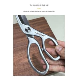 Kéo Cắt Gà Chockmen Inox Cán Thẳng/Cong 20-23.5cm – Kéo Cắt Xương, Thịt, Cá Đa Năng C447/C448
 7