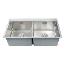 Chậu rửa bát Keeper CR02-8245C | Chậu rửa bát 2 hố inox 304 | Hàng chính hãng|Tặng đầu vòi hút nước rửa chén 2