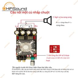 Mạch khuếch đại âm thanh ZK 1602 - 2*160W TDA7498E ( Chính hãng wuzhi 1602) 3