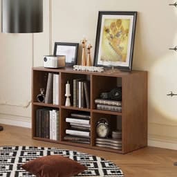 Kệ sách tổ ong đa năng 6 ngăn, kệ decor, trang trí phòng KÍN LƯNG chất liệu gỗ MDF phủ Melamine dễ lắp ráp ND38 2