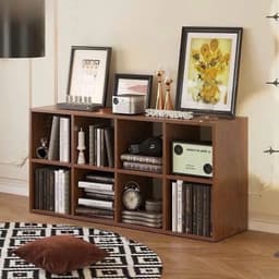 Kệ sách tổ ong đa năng 6 ngăn, kệ decor, trang trí phòng KÍN LƯNG chất liệu gỗ MDF phủ Melamine dễ lắp ráp ND38 3