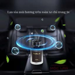 Nước hoa xe ô tô Thalo hương thơm tự nhiên khử mùi chống say xe 7