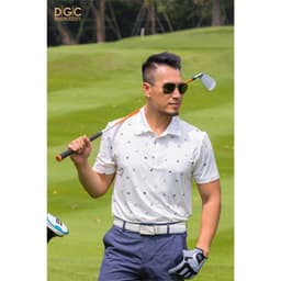Áo Polo Golf Nam Ngắn Tay DGC Kiểu Dáng Regular Fit Năng Động, Vải Thoáng Mát - SAPBC17M 5