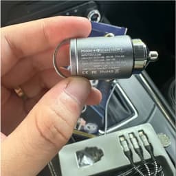 Tẩu sạc nhanh ô tô PUGAN sạc siêu nhanh cắm tẩu âm nguồn 2 cổng USB và TYPE C sạc siêu nhanh 6