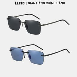 [4-25/9 TẶNG QUÀ TRUNG THU 599K] Kính Mắt Vuông Nam LECOS LK70 Gọng Thép Không Gỉ đi Làm Gặp Đối Tác 2