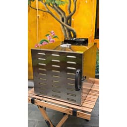 Tủ Sấy Thực Phẩm 20 Khay Tròn, Điều Chỉnh Nhiệt, Có Hẹn Giờ Năng Suất 20–25kg/mẻ- kết hợp cơ chế khay xoay 5