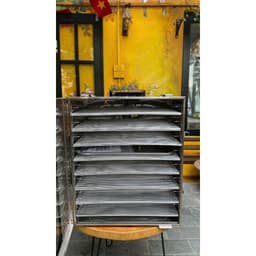 Tủ Sấy Thực Phẩm 20 Khay Tròn, Điều Chỉnh Nhiệt, Có Hẹn Giờ Năng Suất 20–25kg/mẻ- kết hợp cơ chế khay xoay 2