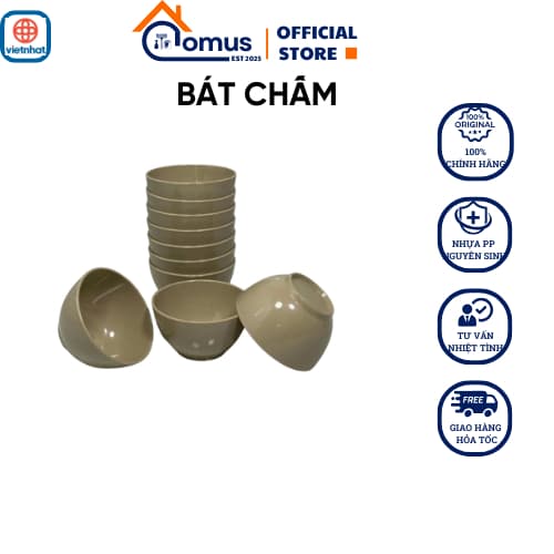 Chén Chấm Nhựa, Bát Chấm Tròn VIỆT NHẬT 6860/6826/6827/6801/6835/6800 Dùng Đựng Gia Vị - DOMUS